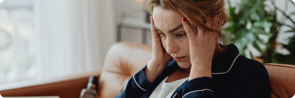 A female business owner overwhelmed, unsure where to invest marketing spend